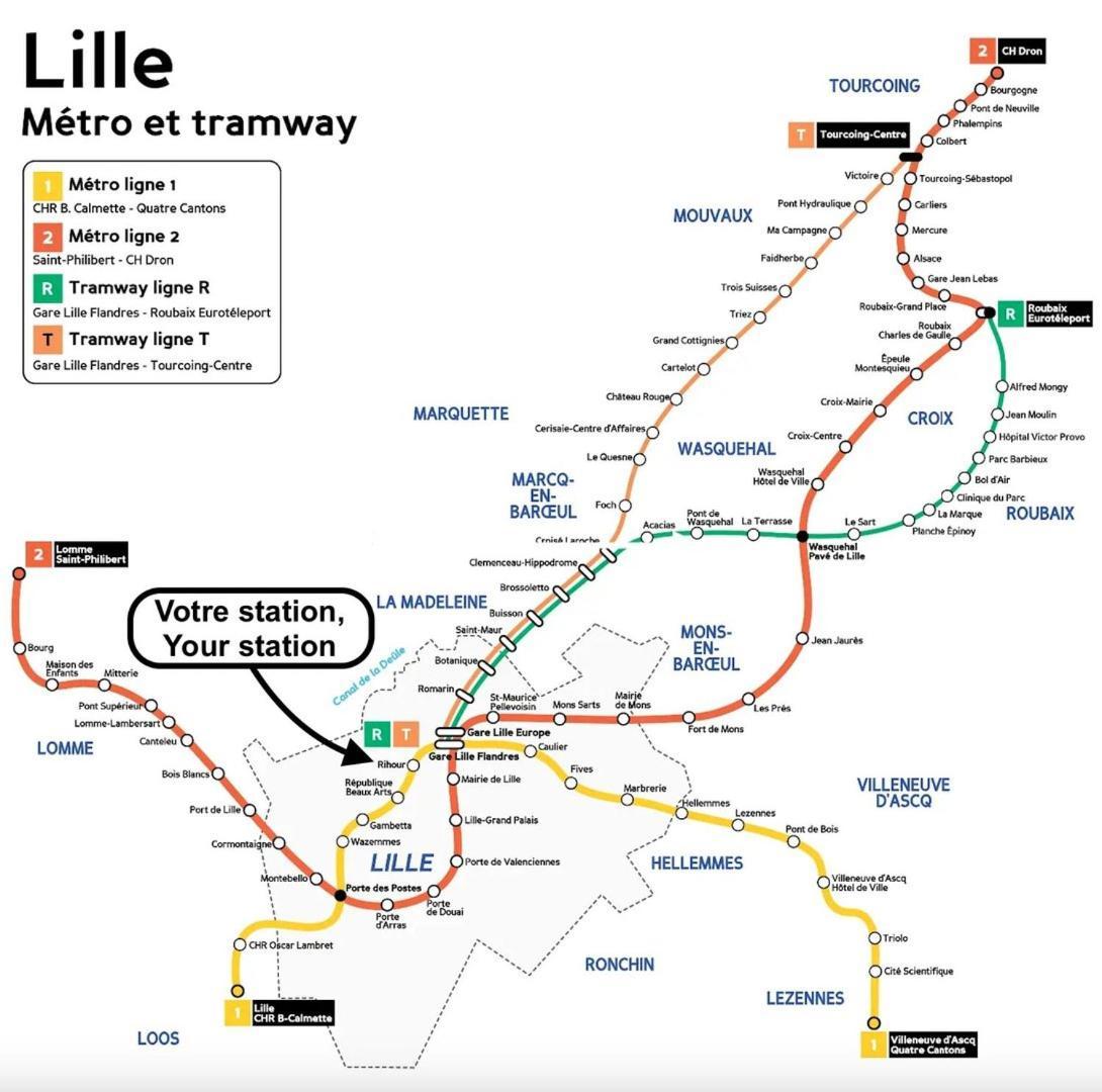 Vieux Lille Triplex De 100 M2アパートメント エクステリア 写真